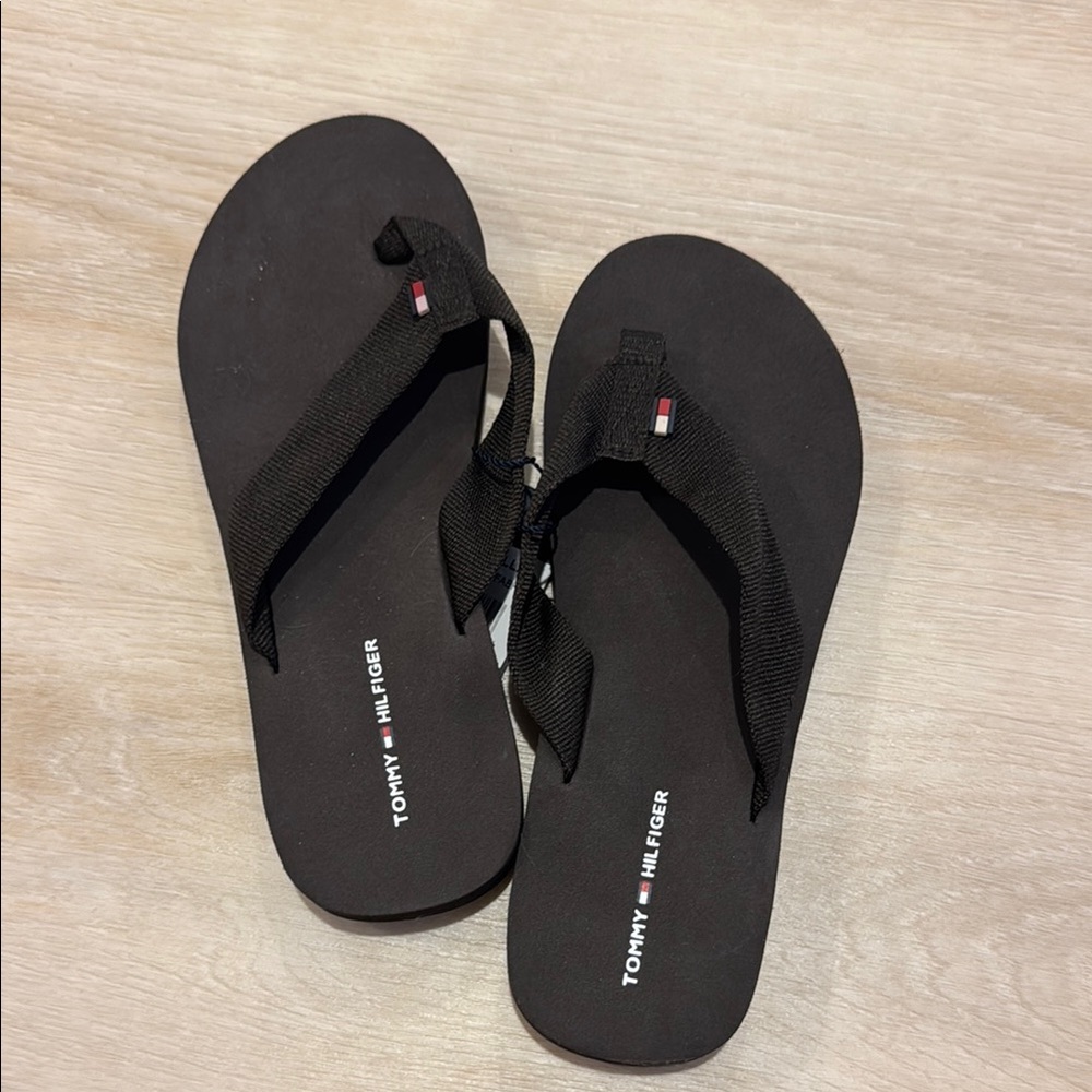 Tommy Hilfiger Classic Black Sandals